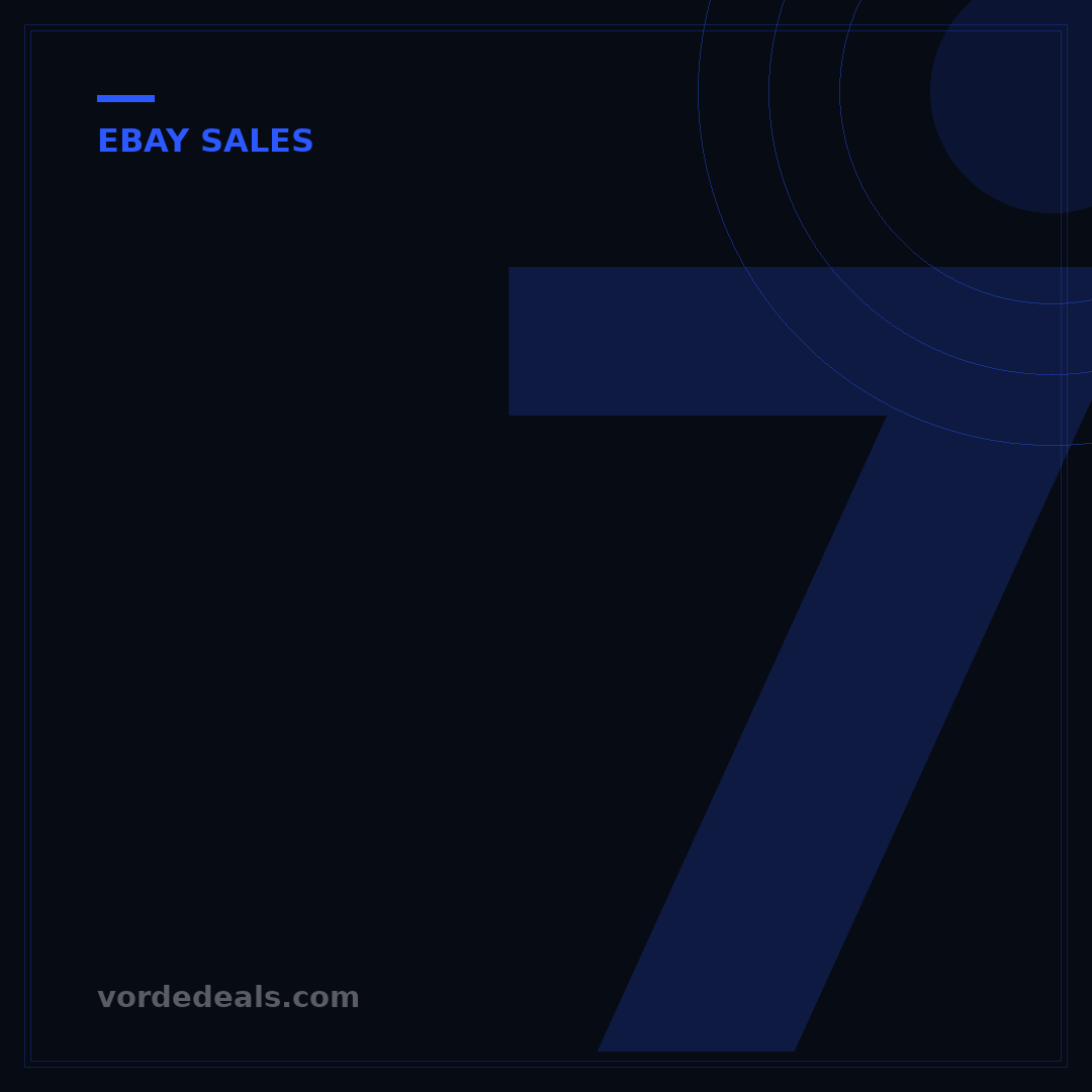 7 Ways to Fix Slow eBay Sales