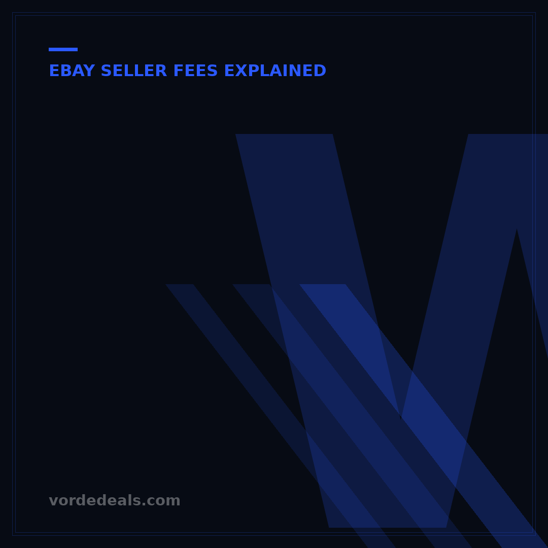 What Are eBay Seller Fees? 5 Key Types Explained