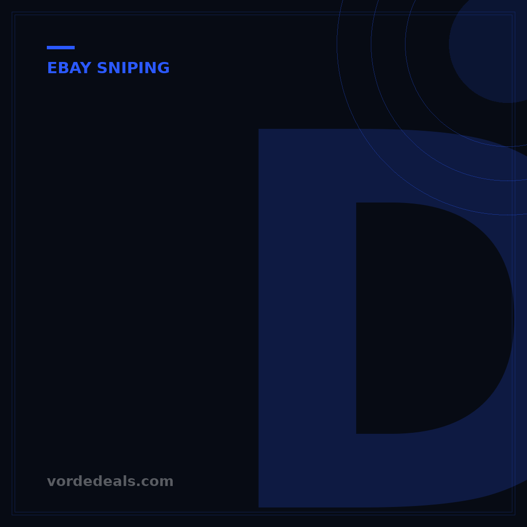 Does eBay Sniping Work? 5 Strategies for Winning Your Next Auction
