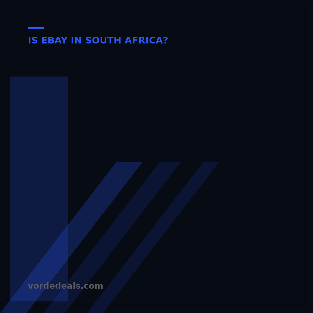 Is eBay Available in South Africa? 5 Key Details You Need