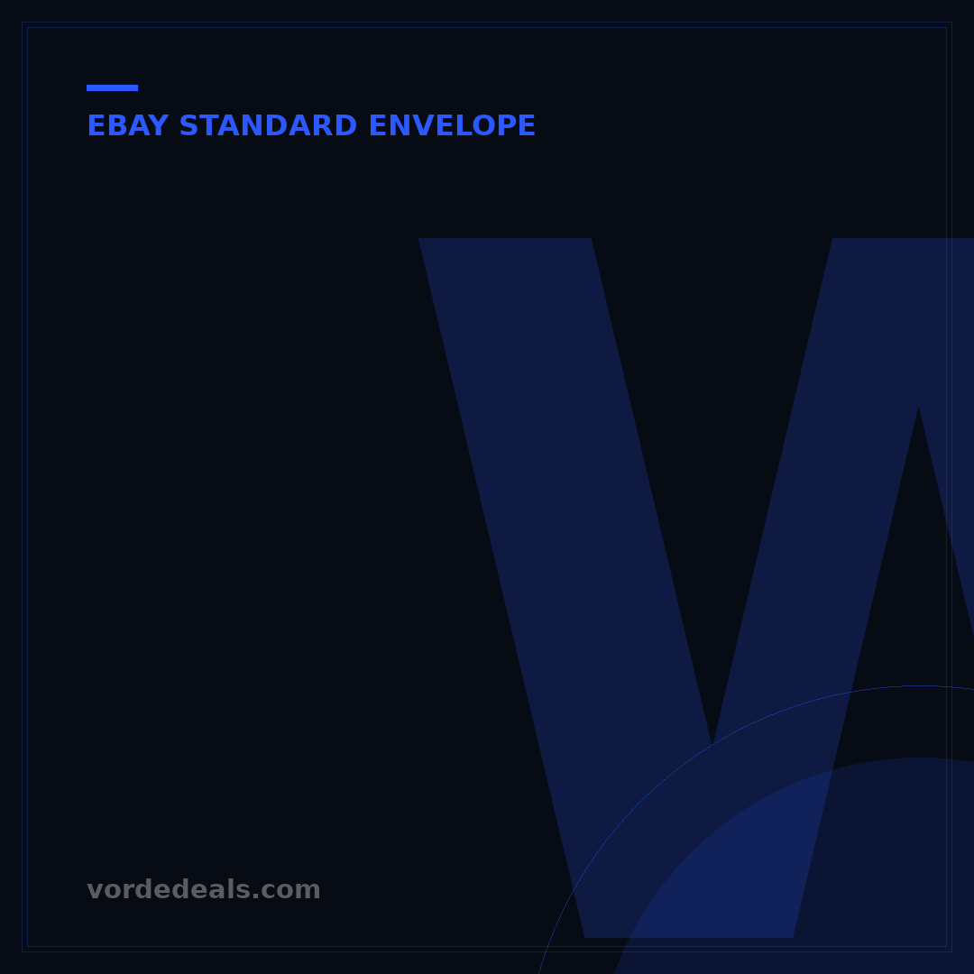 Why eBay Standard Envelope Isn't Available: 5 Key Reasons