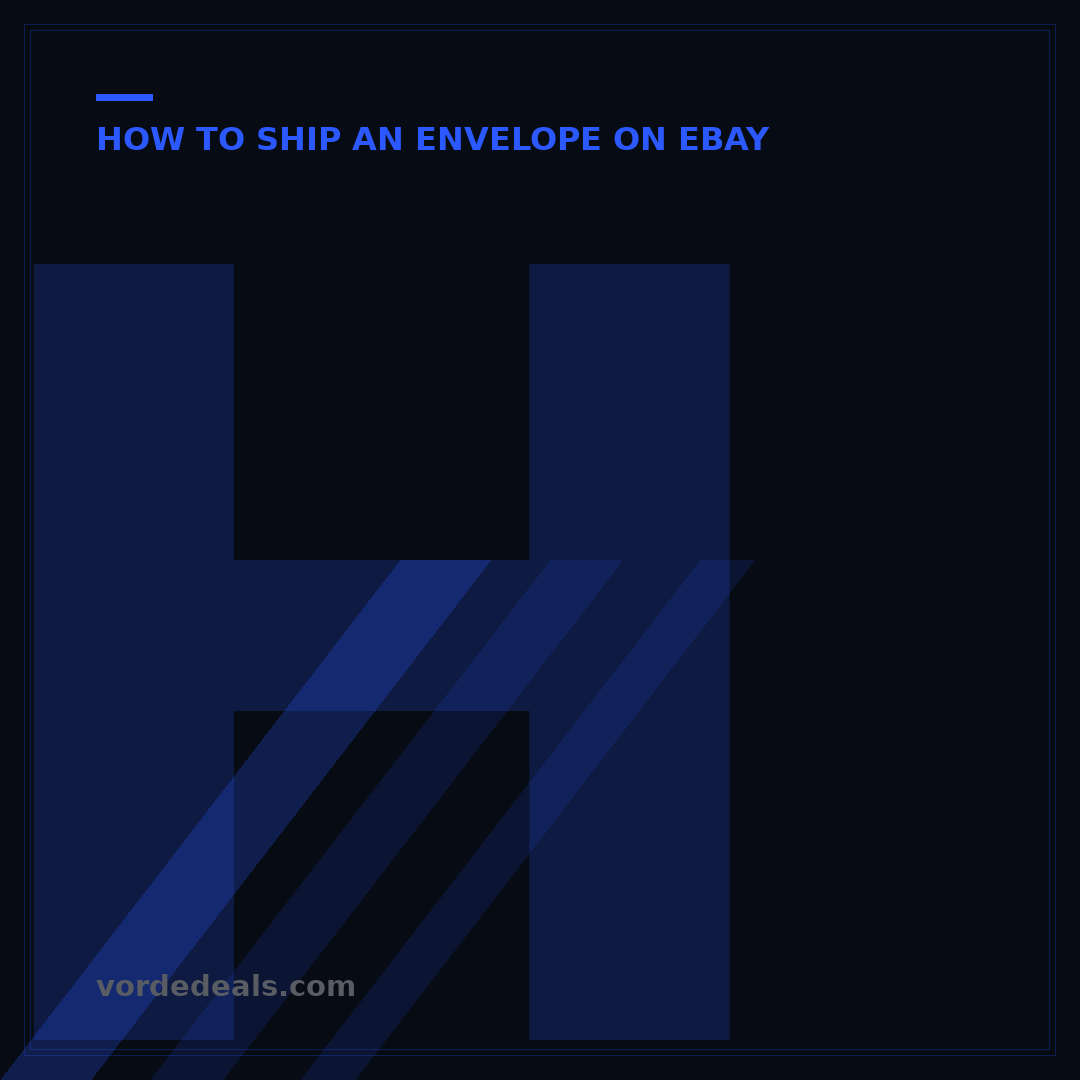 How to Get eBay Standard Envelope Shipping: 5 Key Steps