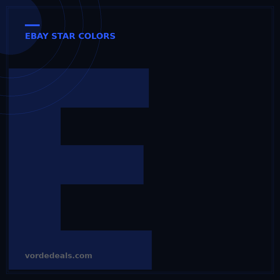 eBay Star Colors: What They Mean & 5 Ways They Impact You