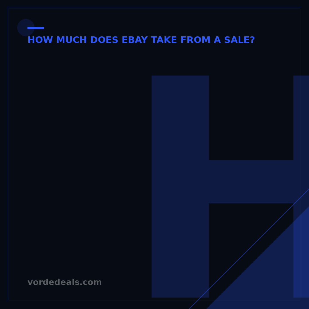 How Much Does eBay Take From a Sale? Updated 2024 Fees