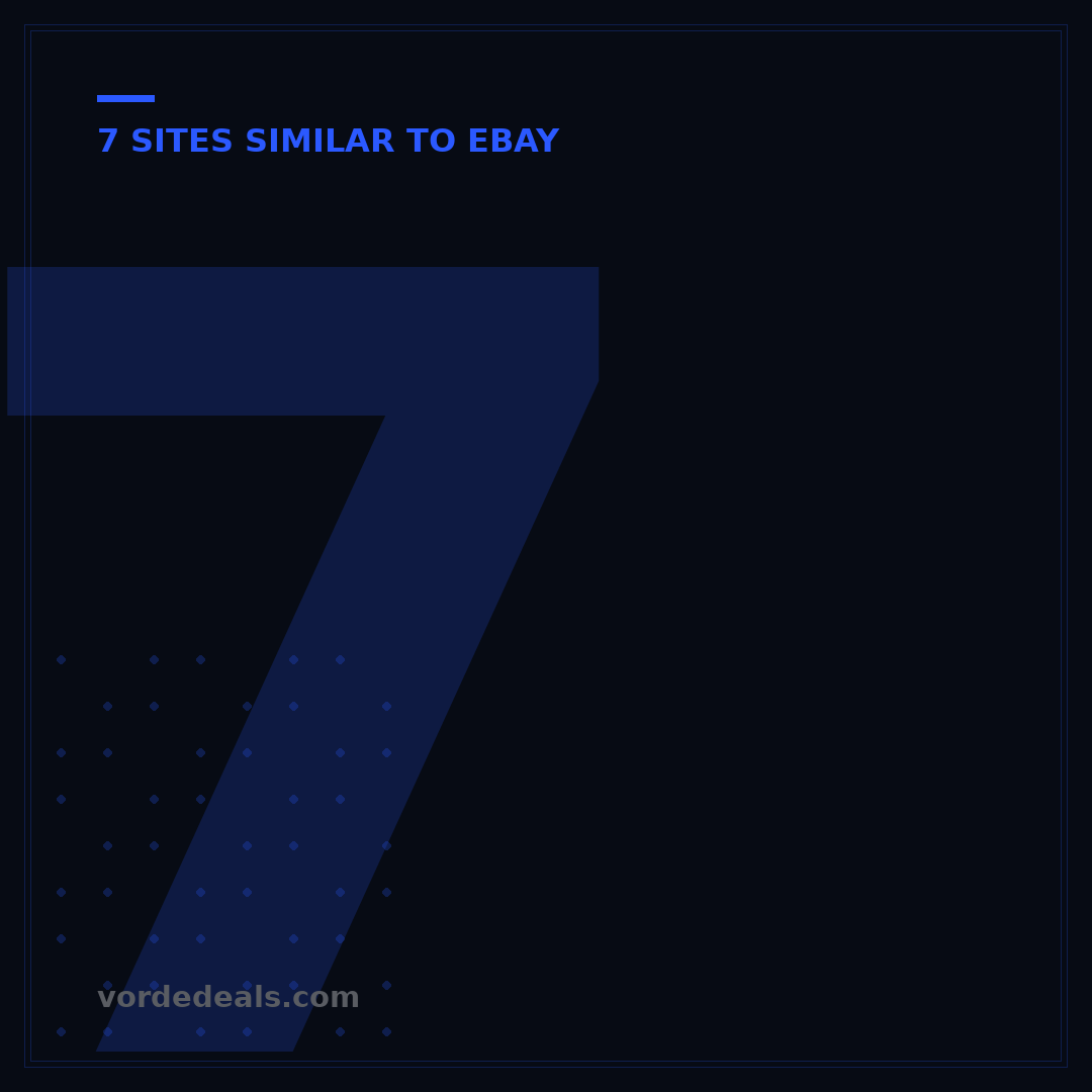 7 Best eBay Type Sites for Smart Sellers & Buyers