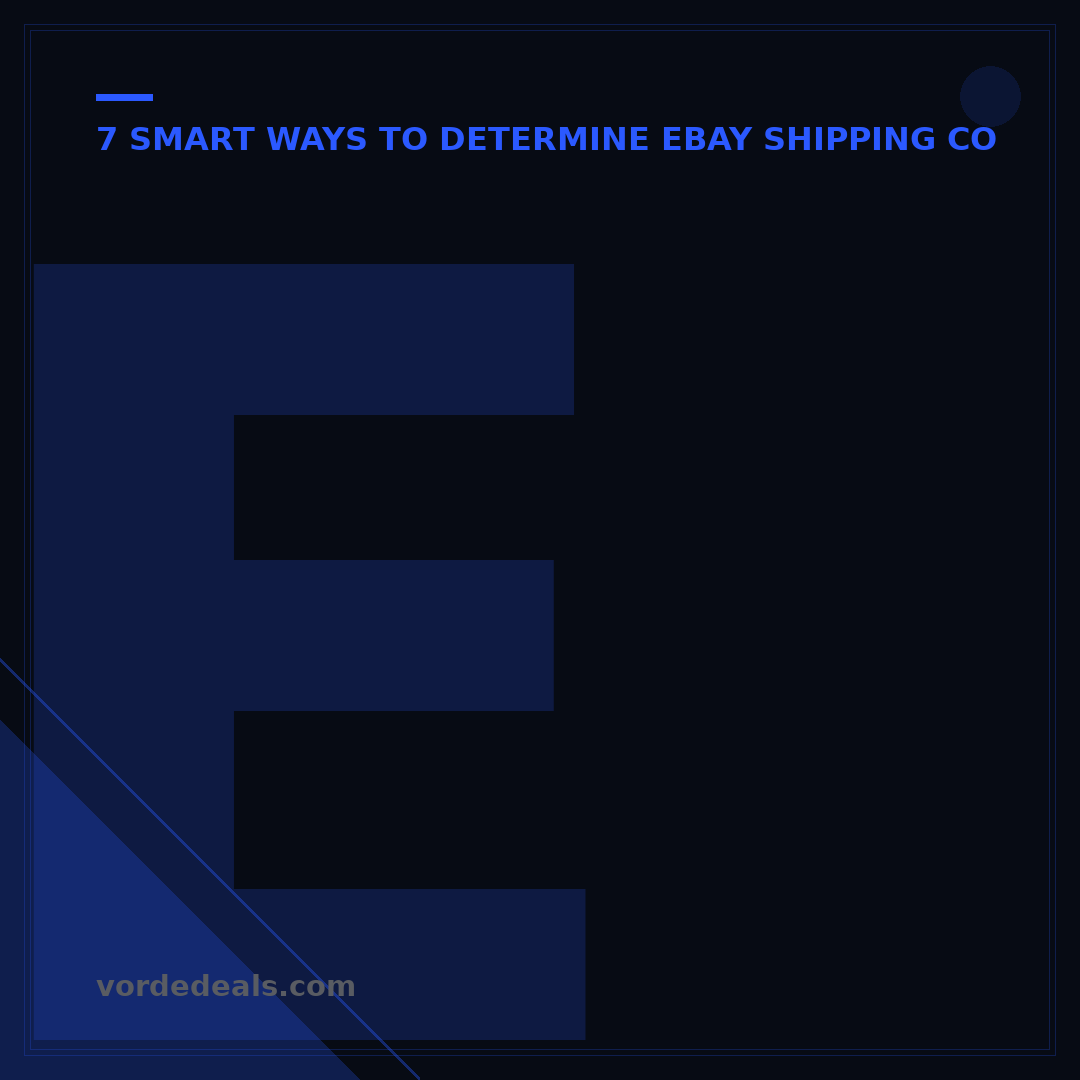 Estimate eBay Shipping Costs: 5 Steps to Accurate Pricing