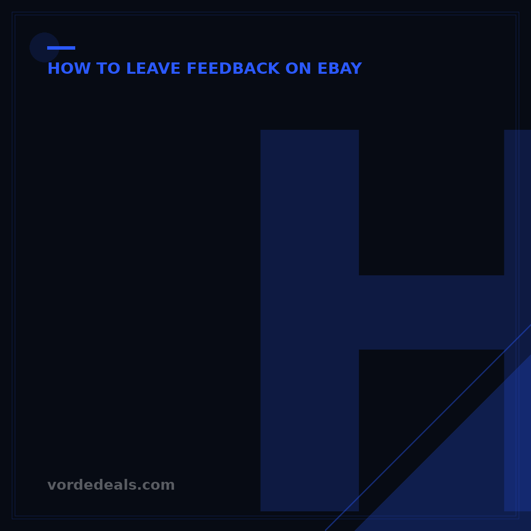 How to Leave Feedback on Cancelled eBay Order: 5 Essential Steps