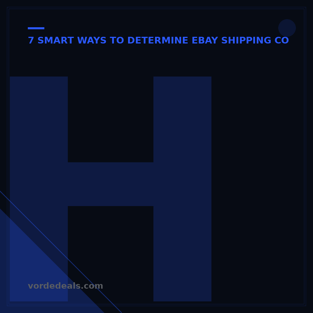 How to Figure eBay Shipping: 5 Steps to Accurate Costs