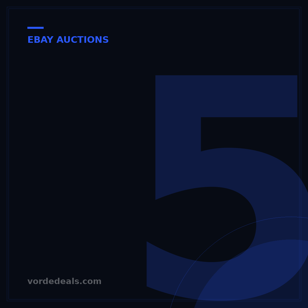 5 Ways to Find Ended Auctions on eBay: Track Past Sales