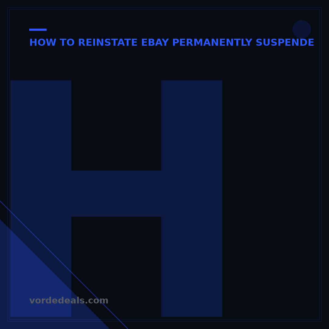 How to Fix Suspended eBay Account: 5 Steps to Reactivation