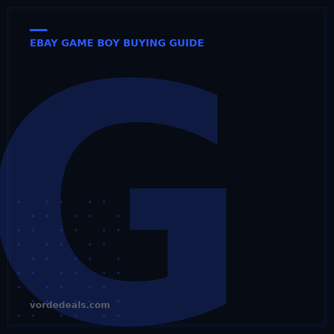 Game Boy SP on eBay: 5 Tips for Finding Yours