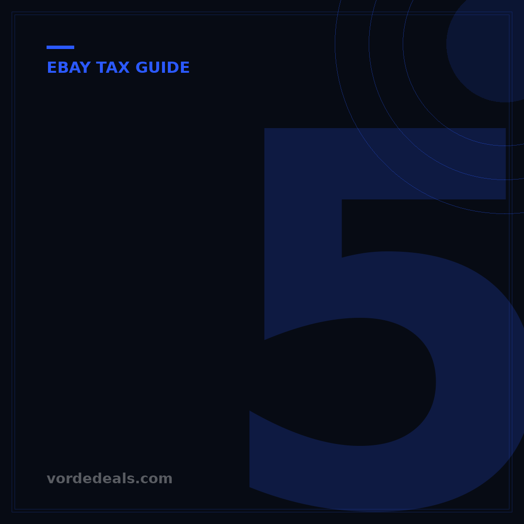 5 Steps to Get Your eBay Tax Info Instantly