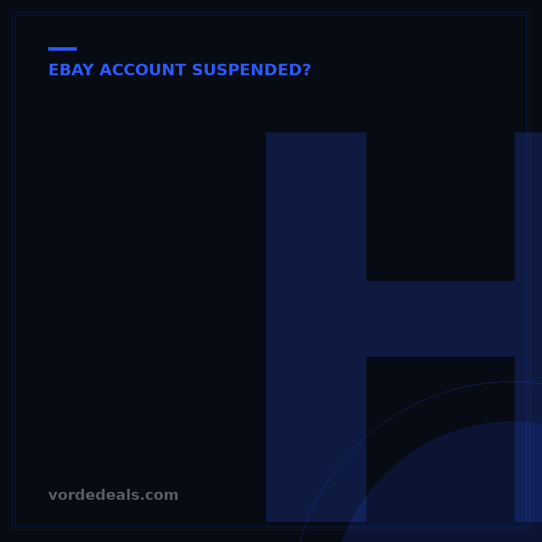 How to Get Your eBay Account Suspended: 5 Actions to Avoid