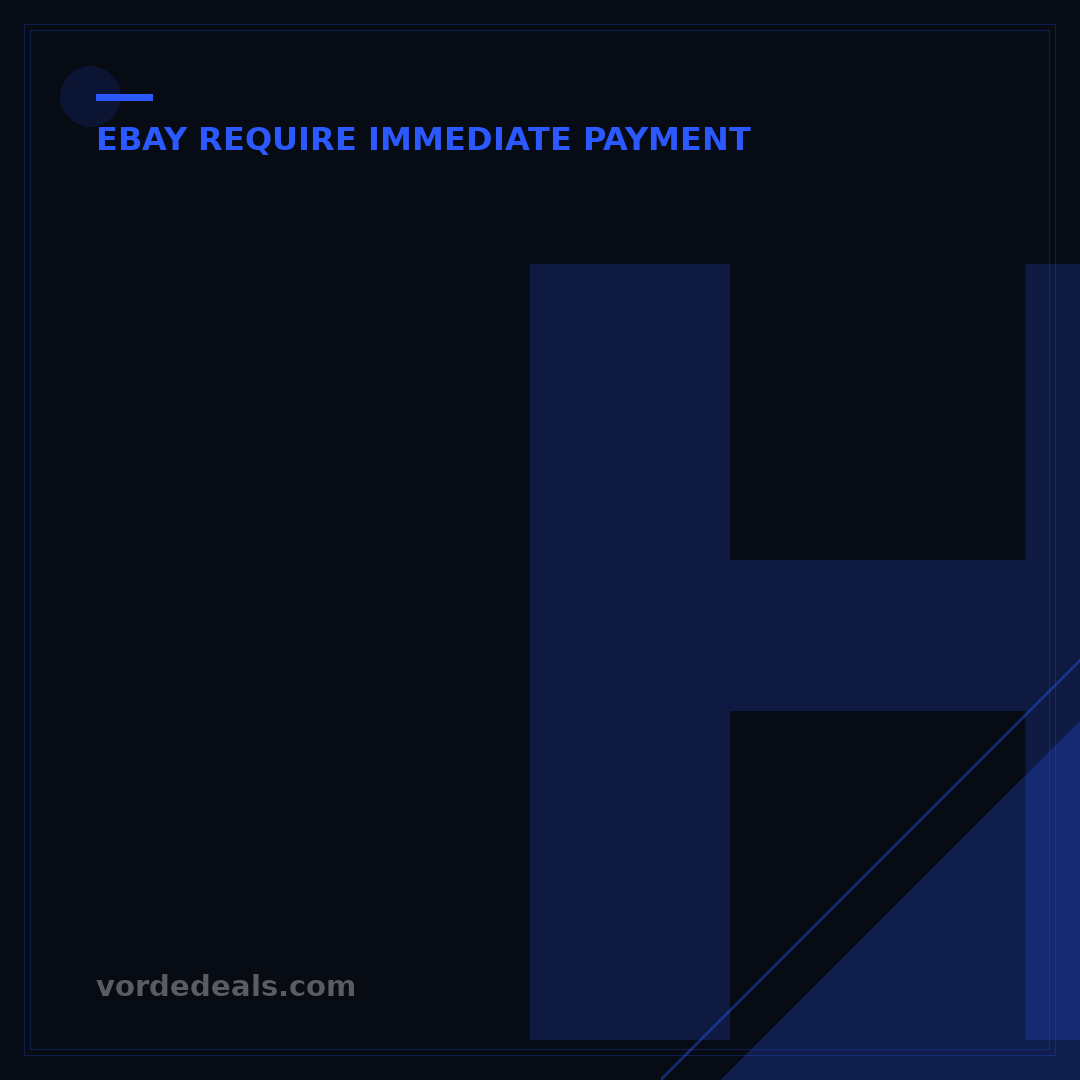 How to Add Immediate Payment on eBay: 5 Steps for Sellers