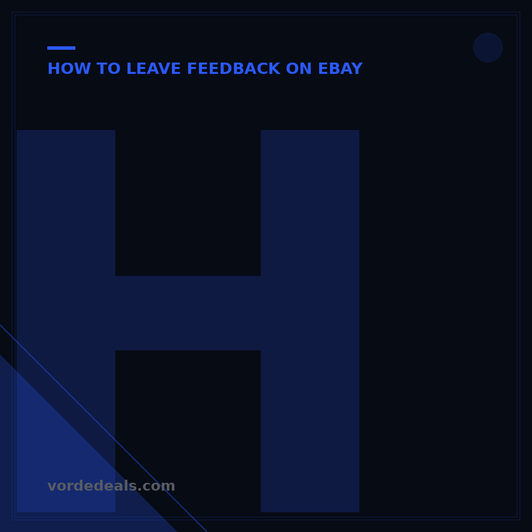 How to Leave Feedback on eBay Mobile: A 5-Minute Guide