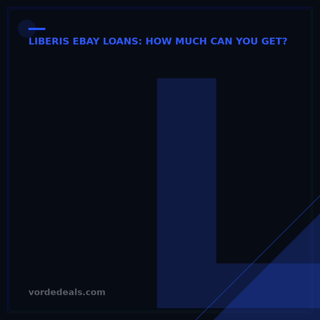 Liberis eBay Loans: How Much Can You Get? 5 Key Factors