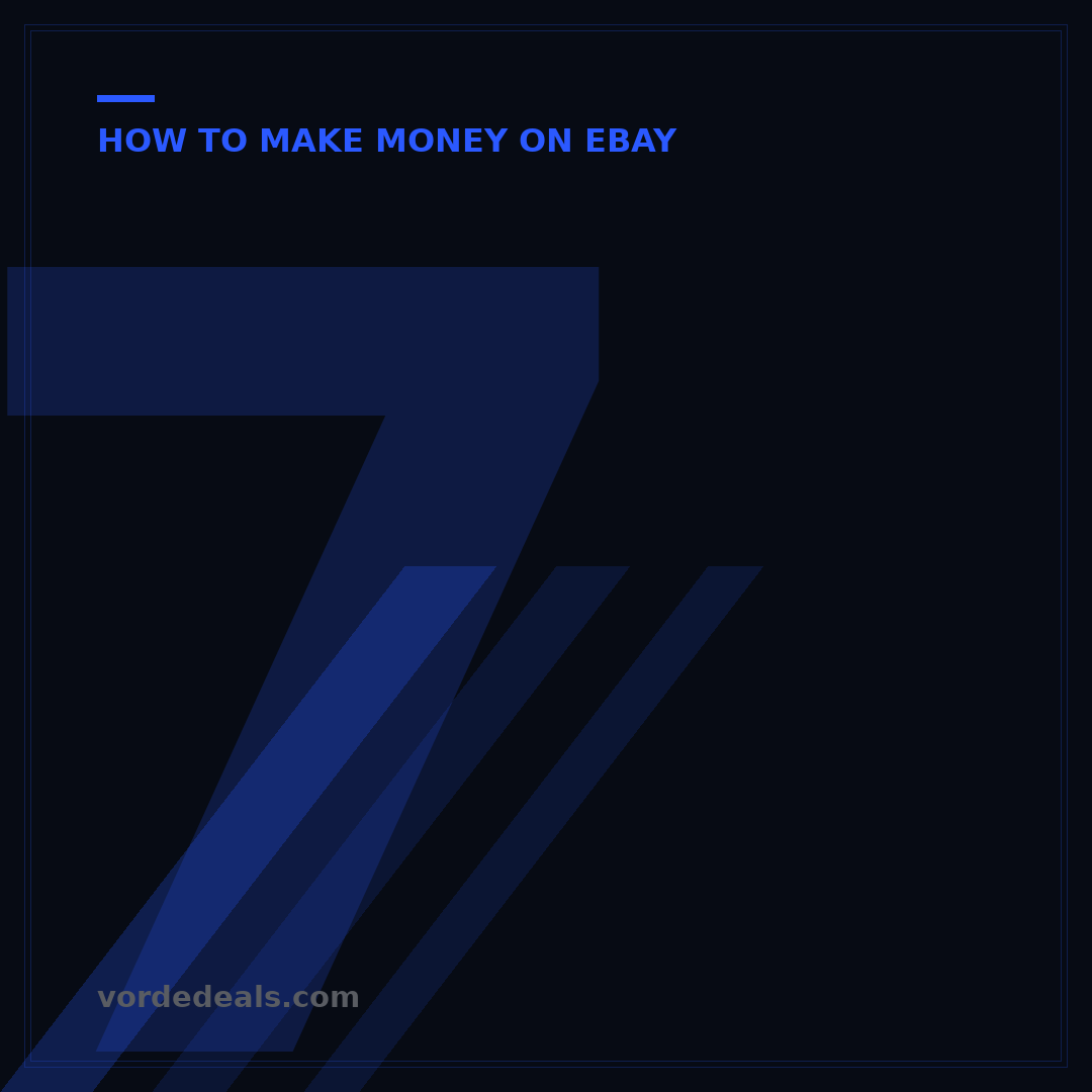 7 Proven Ways to Make Money on eBay with No Money