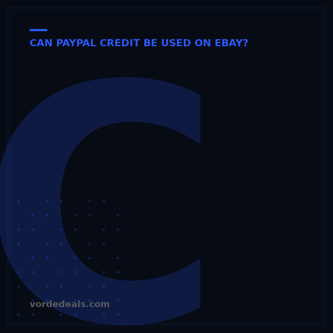 Can You Use PayPal Credit on eBay Auctions? 5 Key Rules