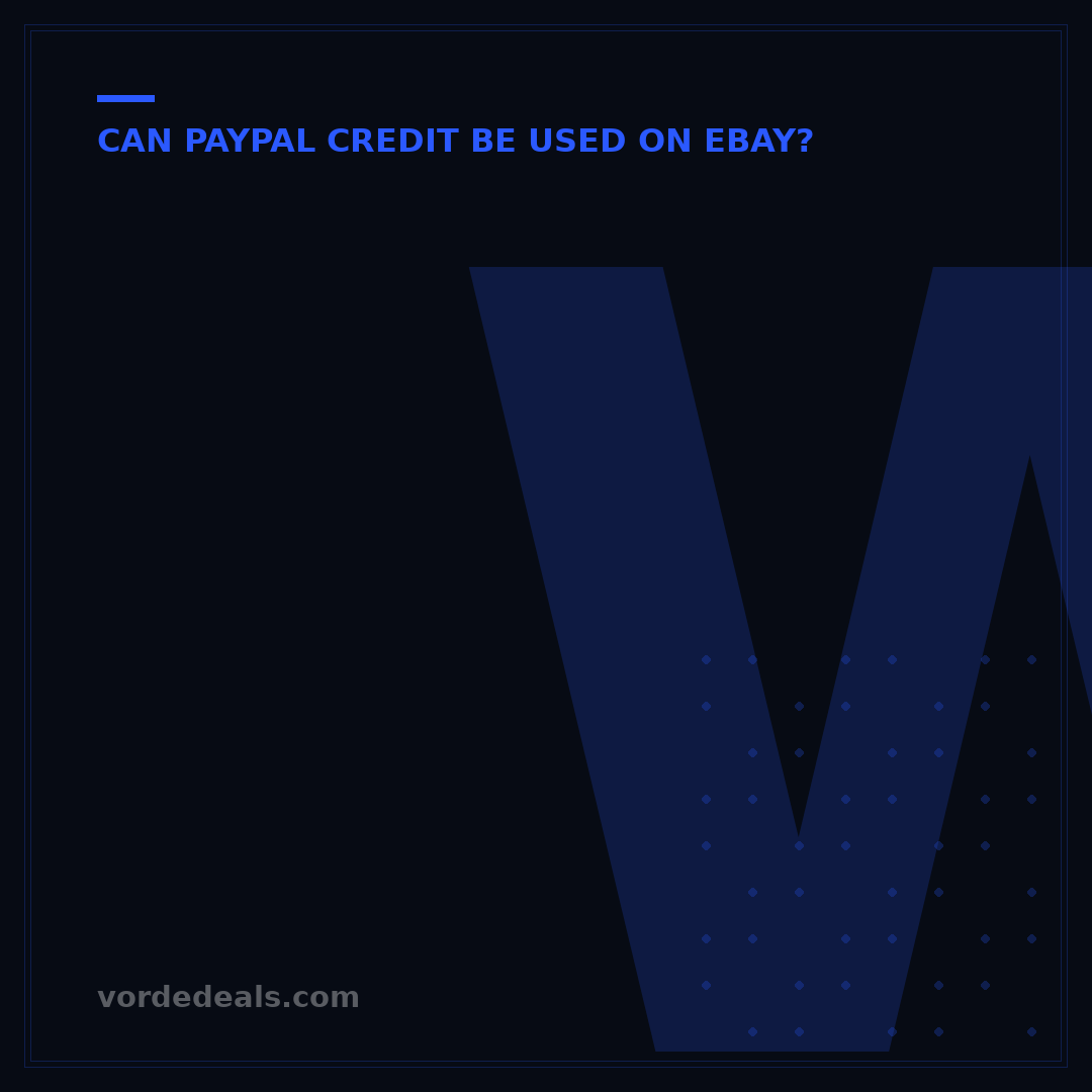 Why You Can't Use PayPal Credit on eBay: 5 Fixes