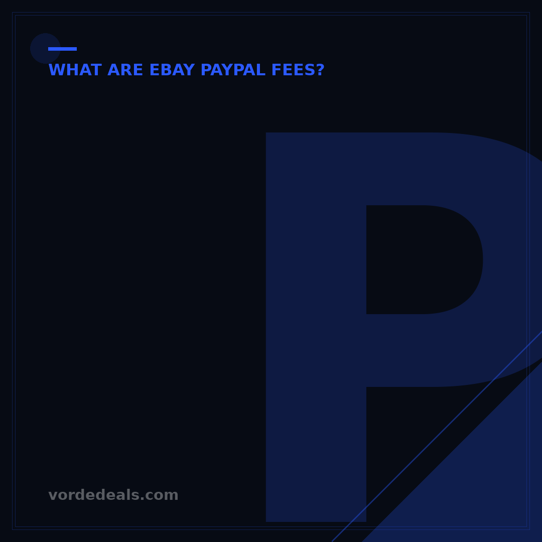 PayPal Fees on eBay: What Sellers Pay in 2024