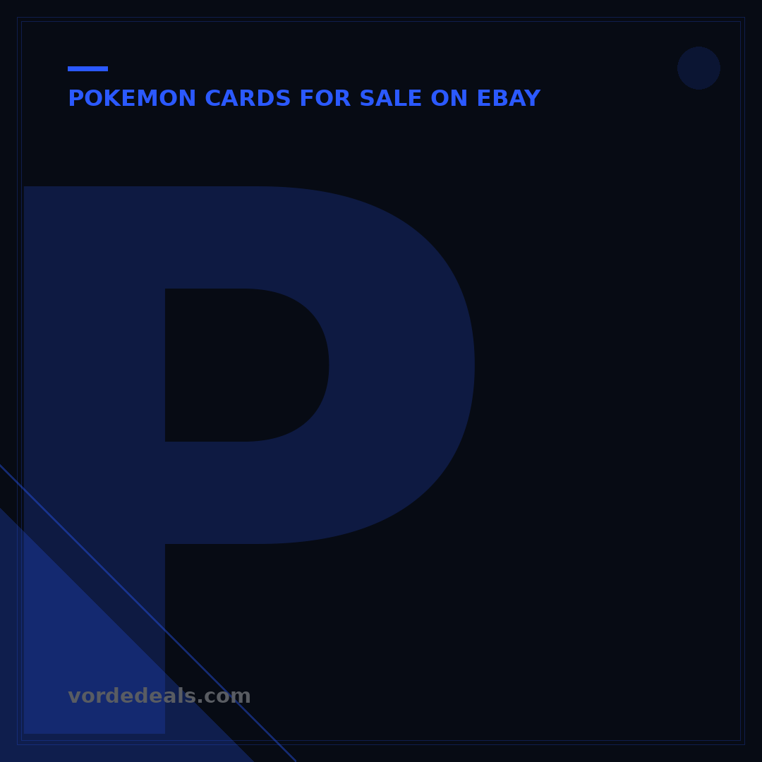 Pokemon Cards for Sale on eBay: 7 Pro Strategies