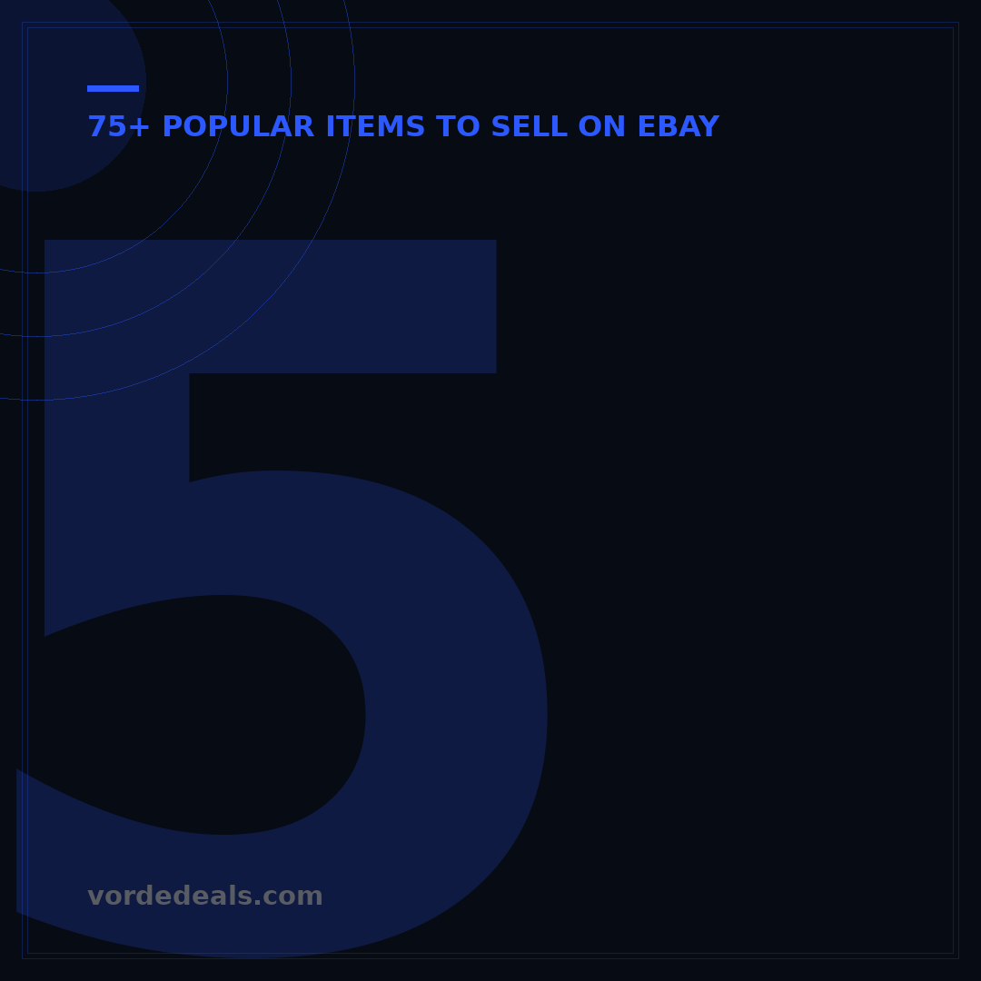 50+ Popular Items to Sell on eBay for Profit in 2024