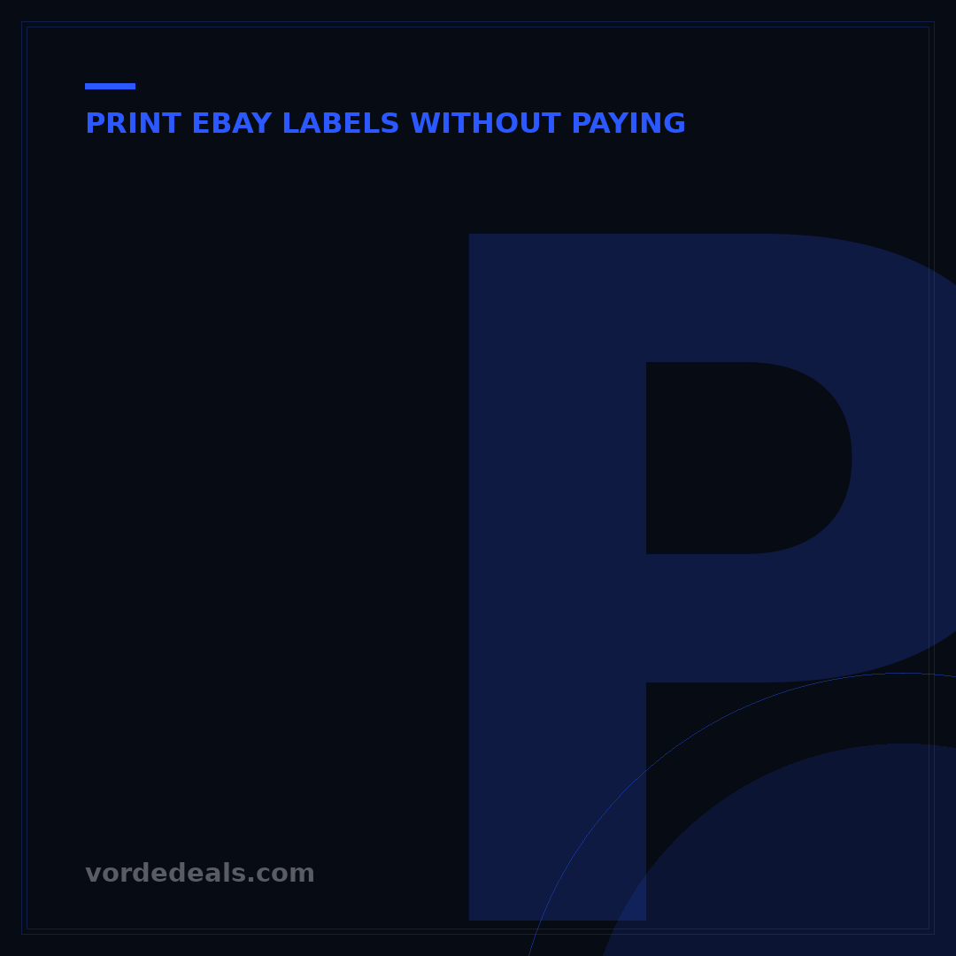 Print eBay Labels on Dymo 4XL: 5 Simple Steps