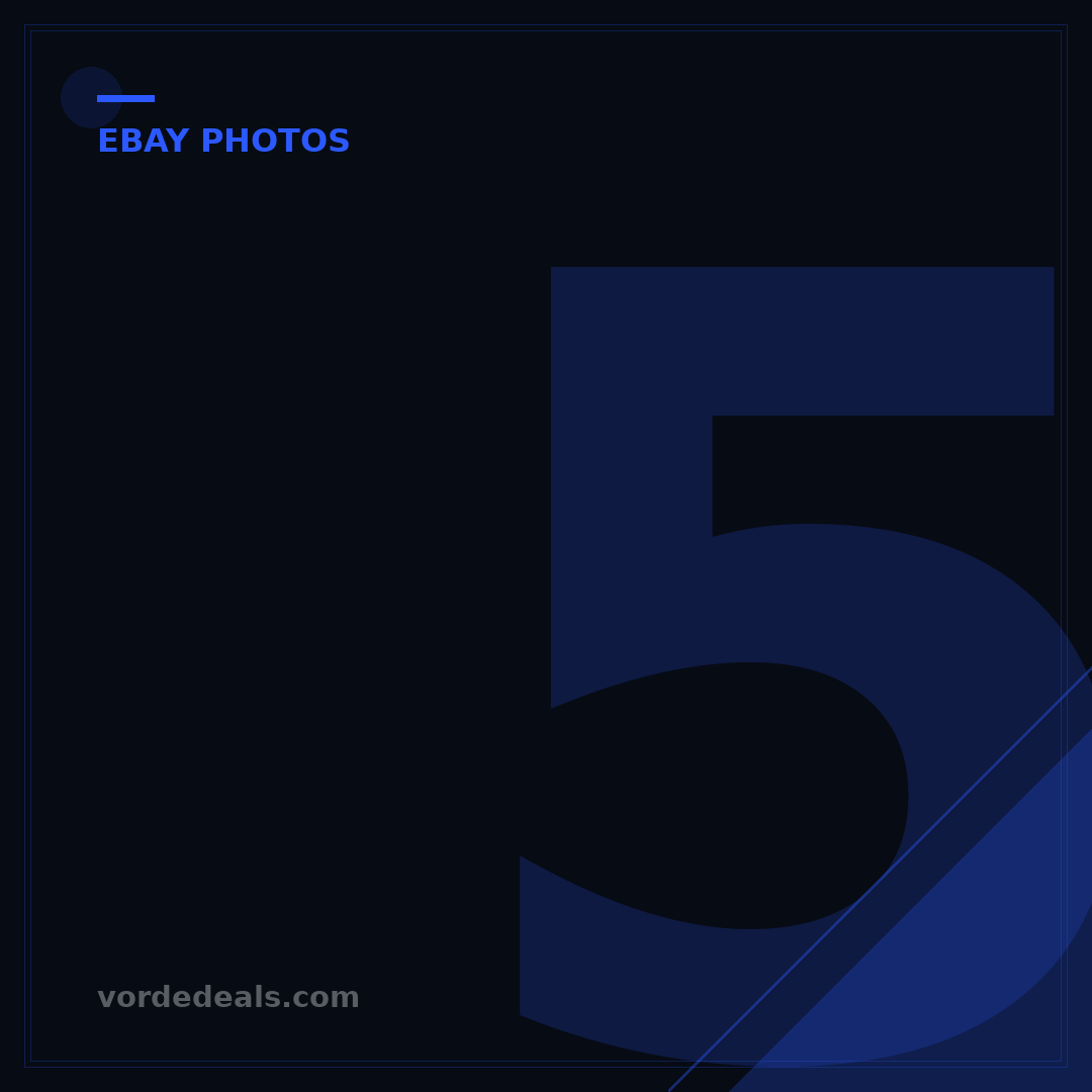 5 Secrets to Professional eBay Photos: Boost Sales Today