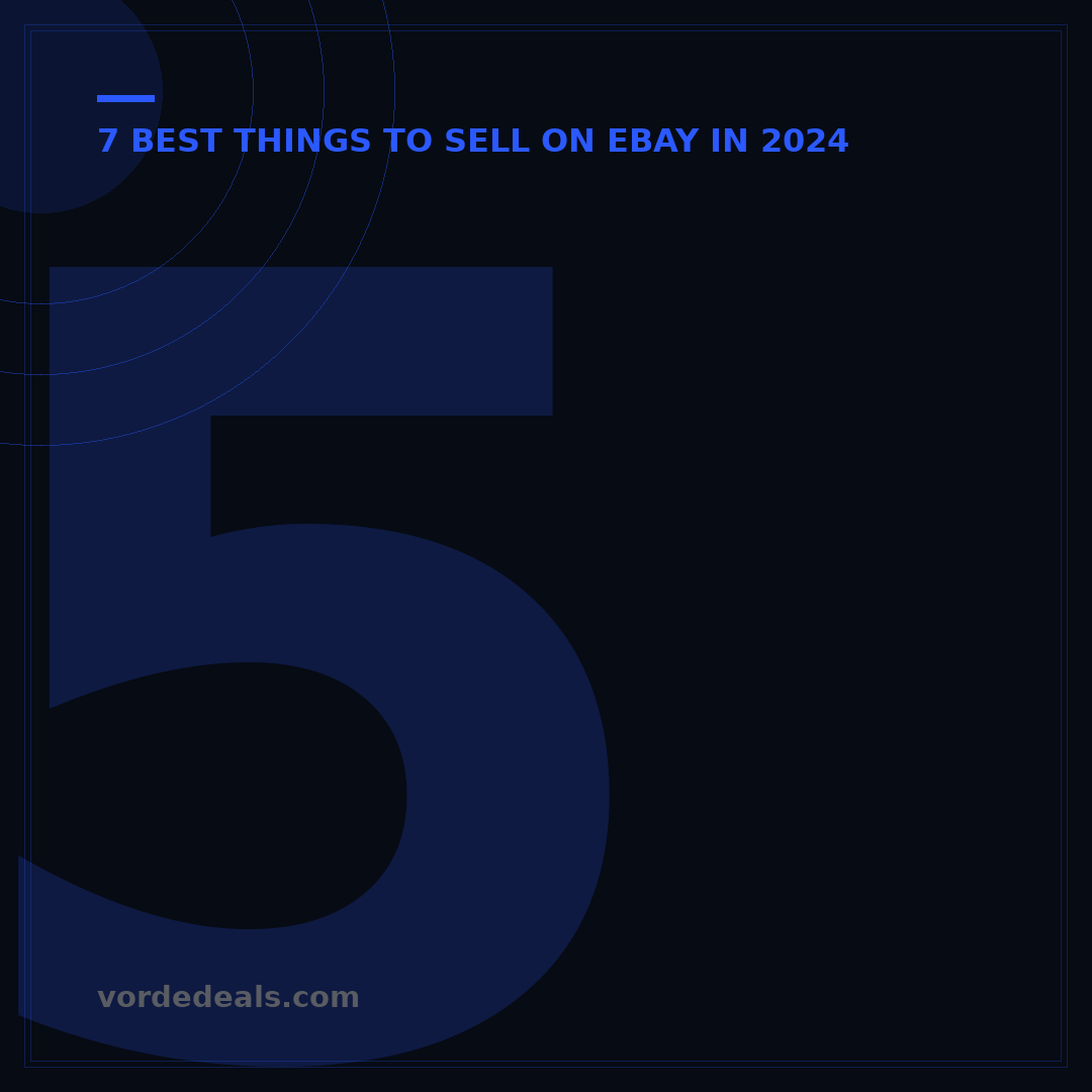 5 Most Profitable Things to Sell on eBay in 2024