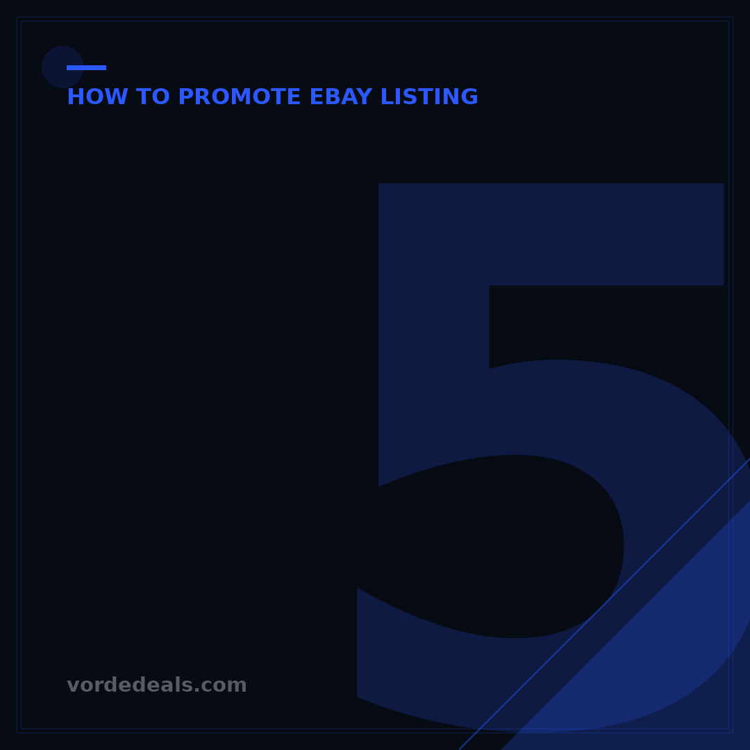 5 Free Ways to Promote Your eBay Listing & Boost Sales