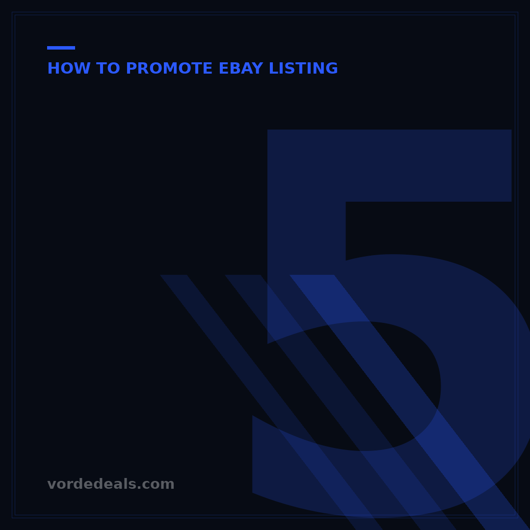 5 Proven Ways to Promote eBay Listings on Facebook: Drive Sales