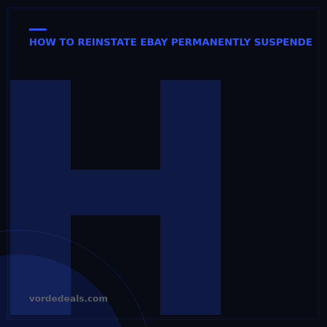 How to Reactivate Suspended eBay Account: 5 Steps