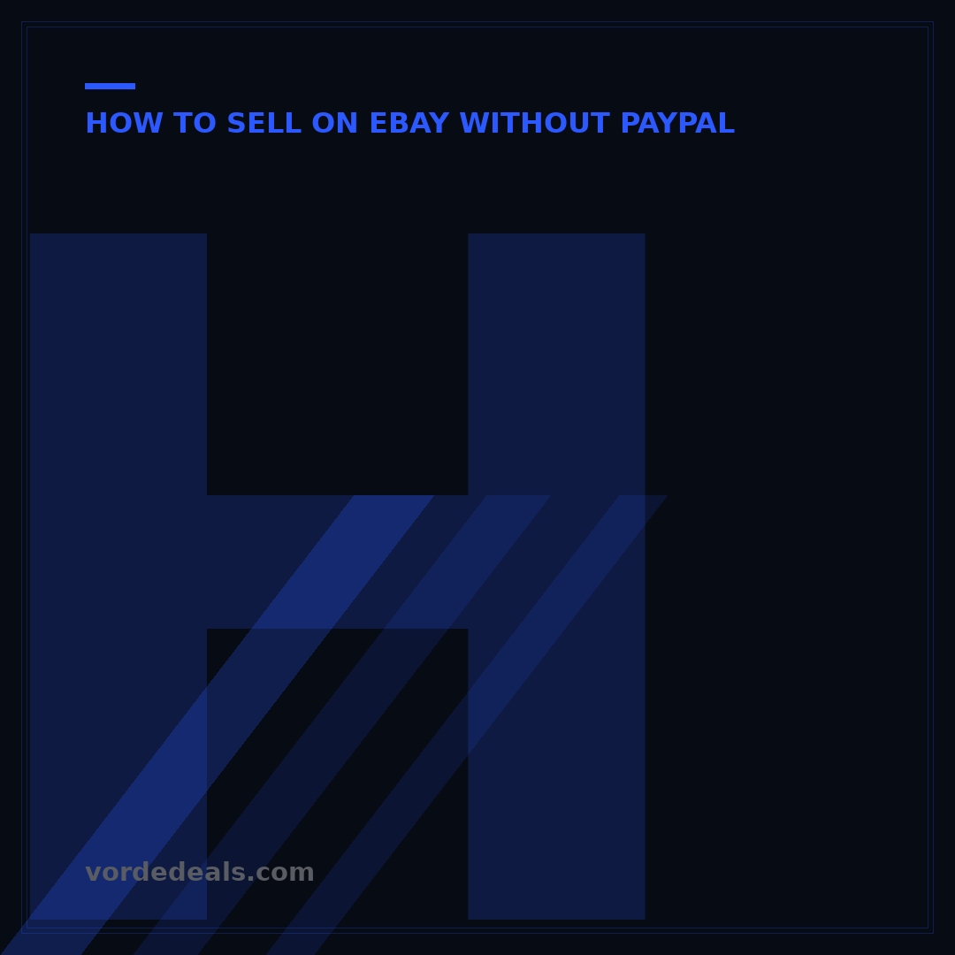 How to Receive Payment on eBay Without PayPal: 4 Direct Methods