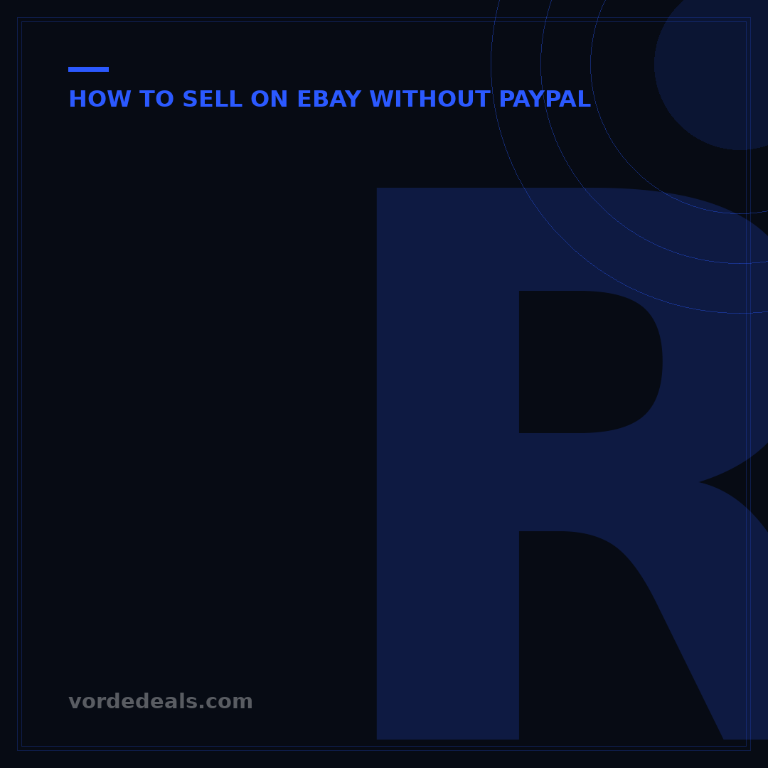 Receive Money on eBay Without PayPal: 5 Direct Methods