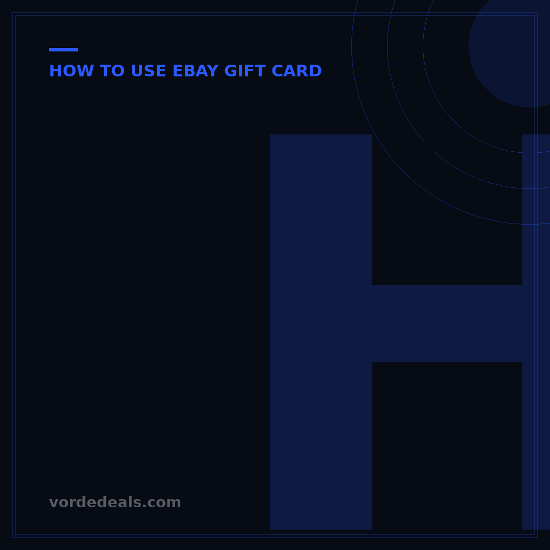 How to Redeem eBay Gift Card: 5 Easy Steps