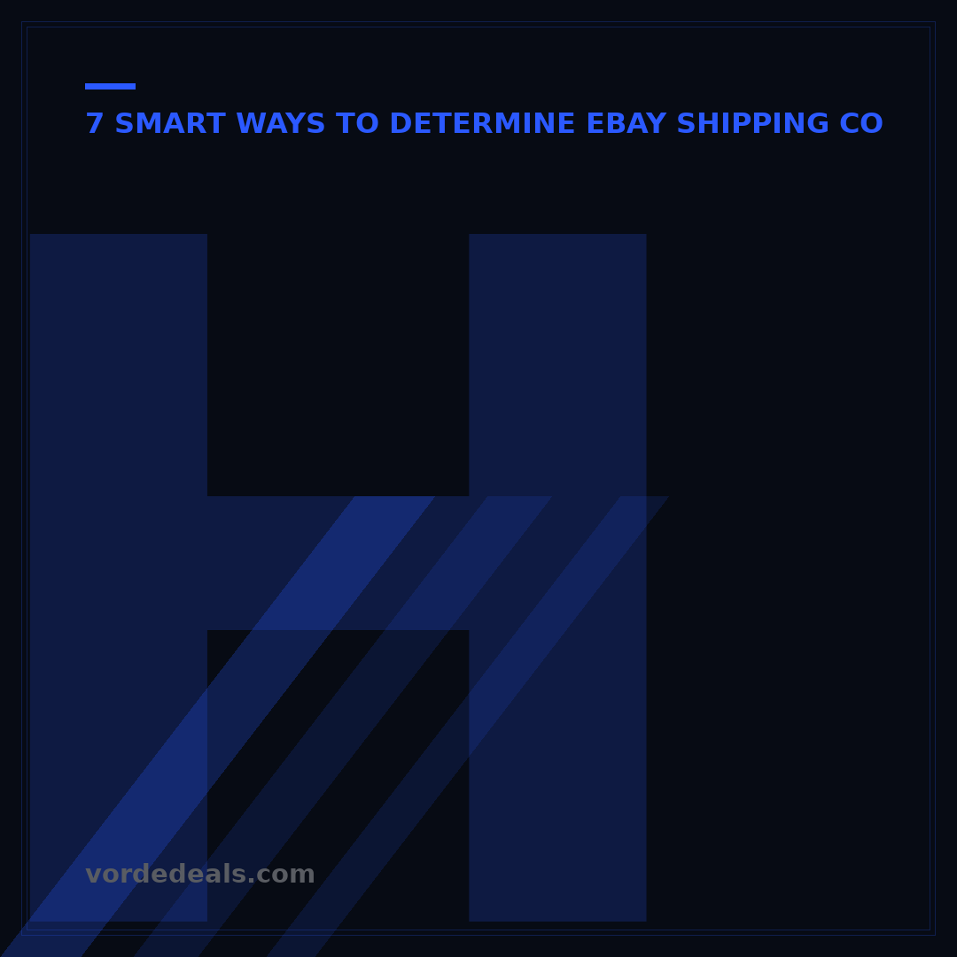 How to Reduce eBay Postage Costs: 7 Smart Strategies for 2024 Sellers