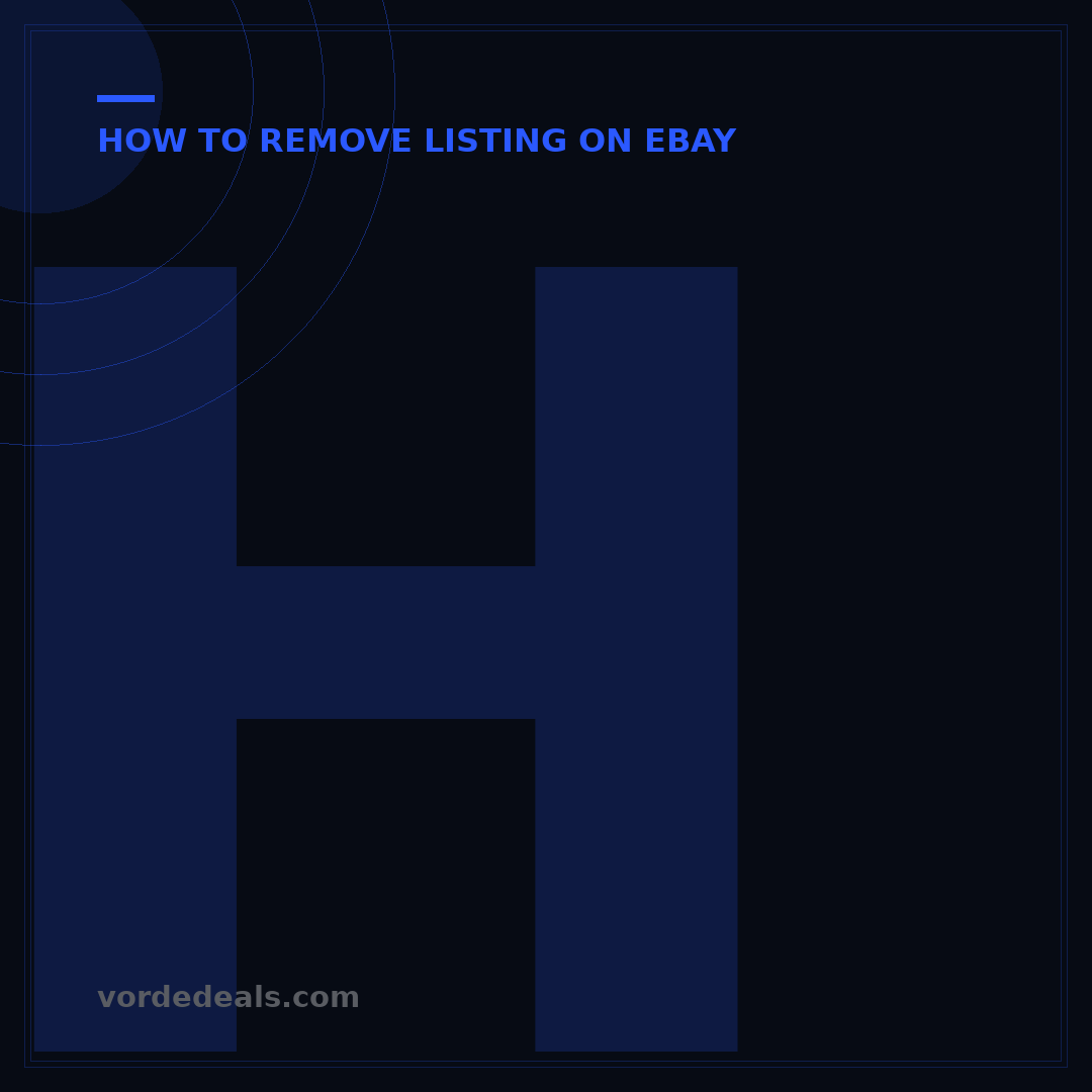 How to Remove Promotion from eBay Listing: 5 Expert Steps to Maximize Control