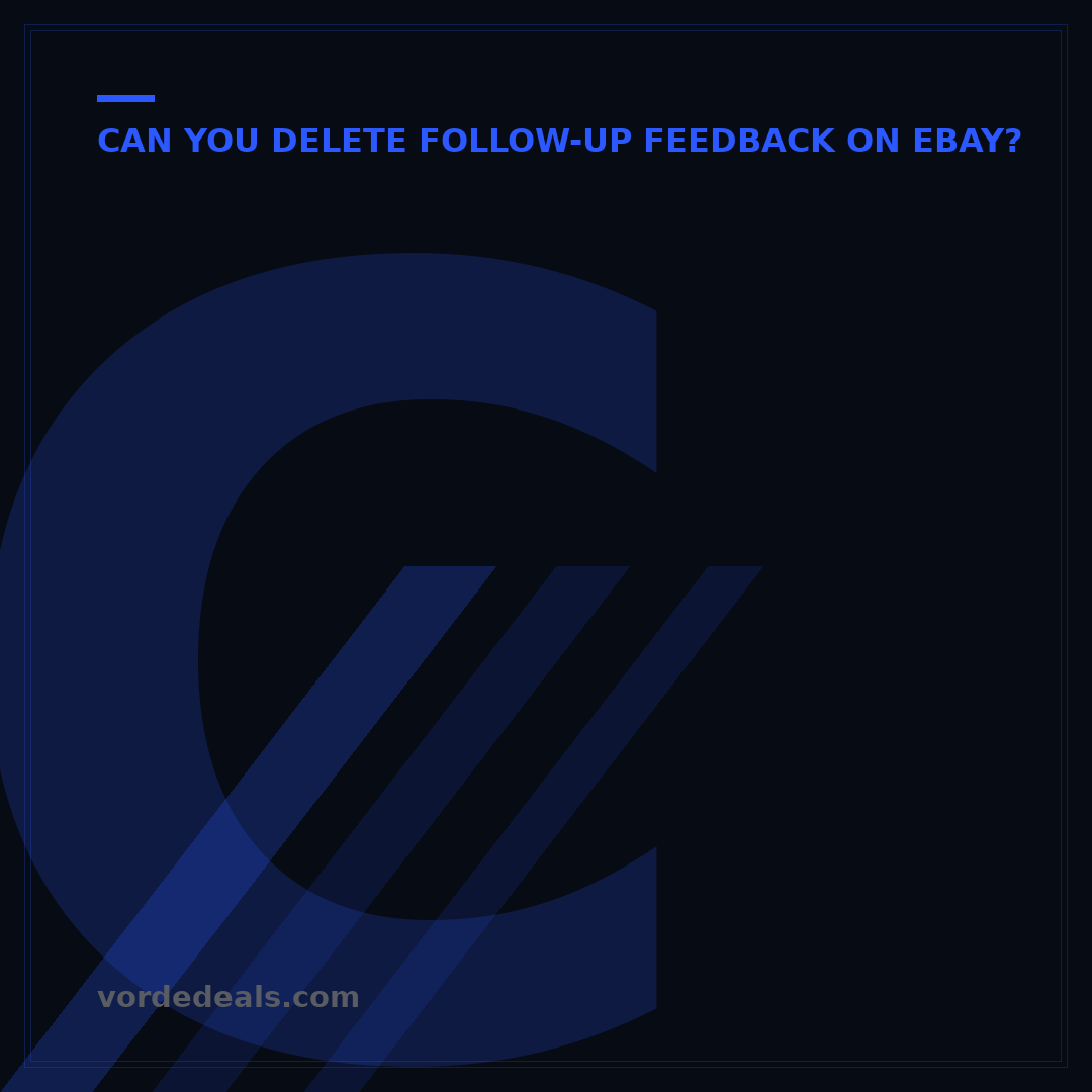 Can You Reply to eBay Feedback? 5 Steps for Sellers