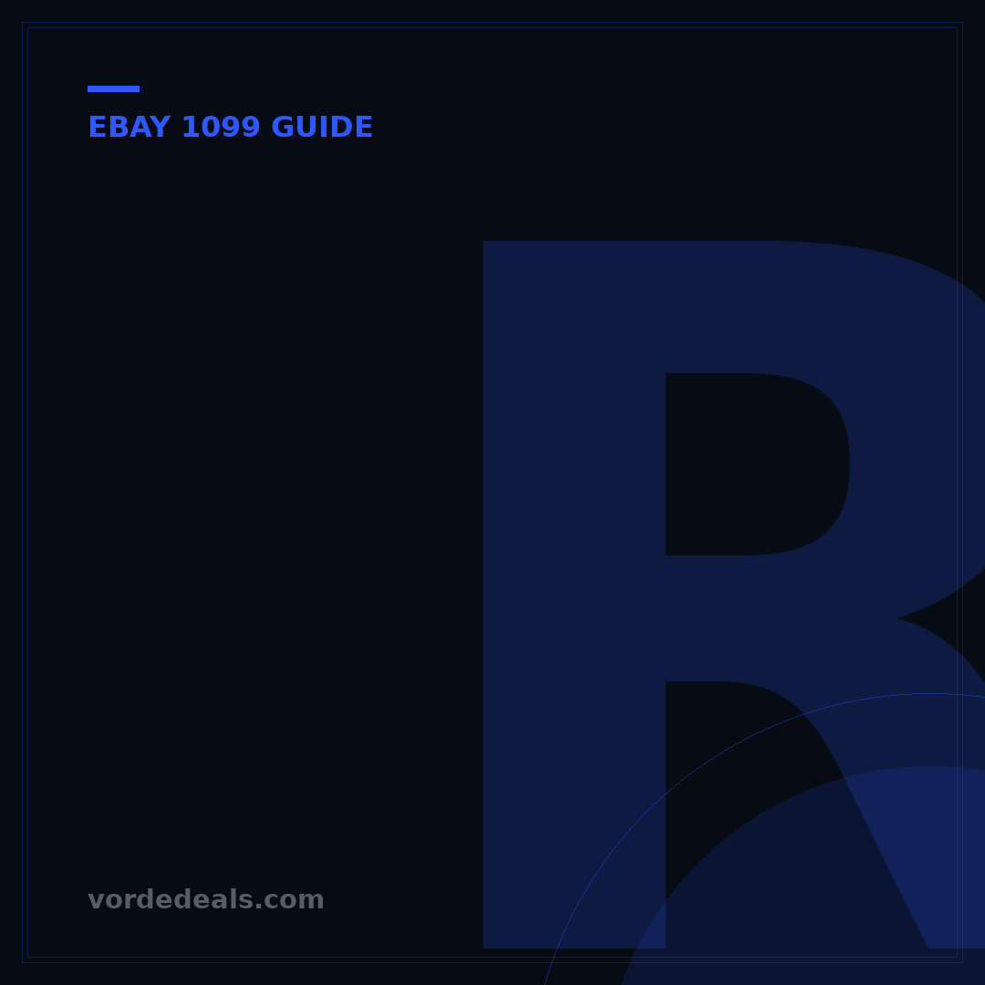 Report eBay Income Without 1099-K: 3 Key Steps