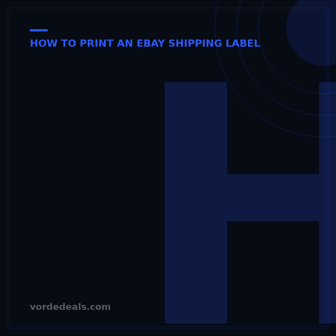 How to Reprint Shipping Label on eBay: 5 Quick Steps to Fix Mistakes