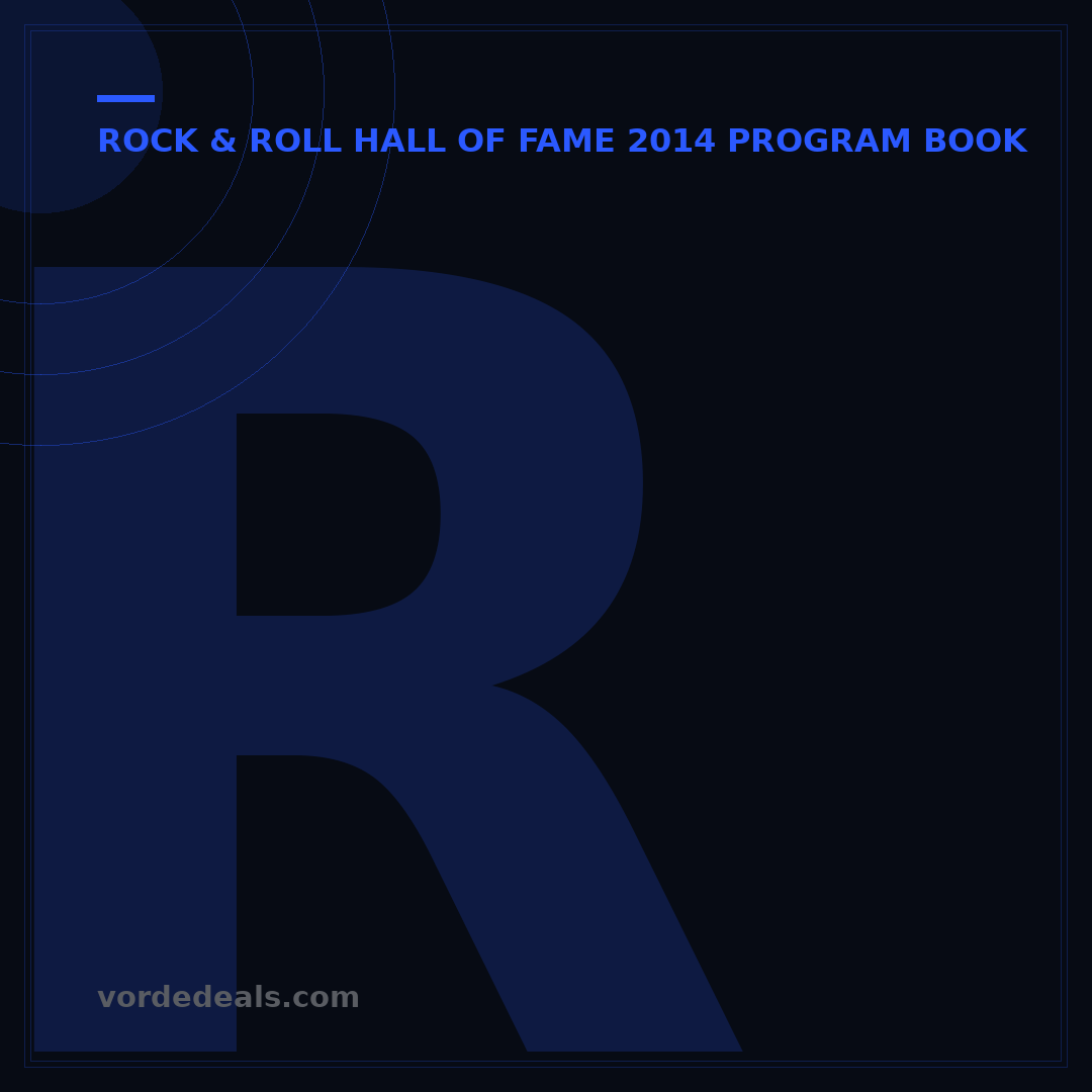 Rock and Roll Hall of Fame 2004 Program on eBay: 5 Expert Tips