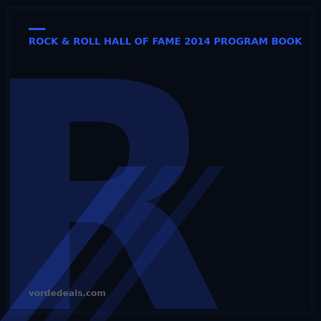 Rock and Roll Hall of Fame Induction Program 2002: 5 Key eBay Finds