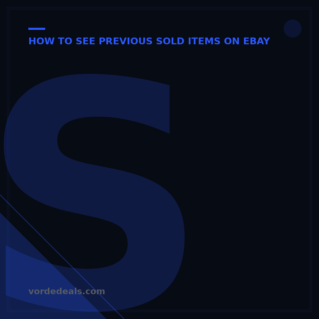 See an eBay Seller's Sold Items: A 5-Step Guide