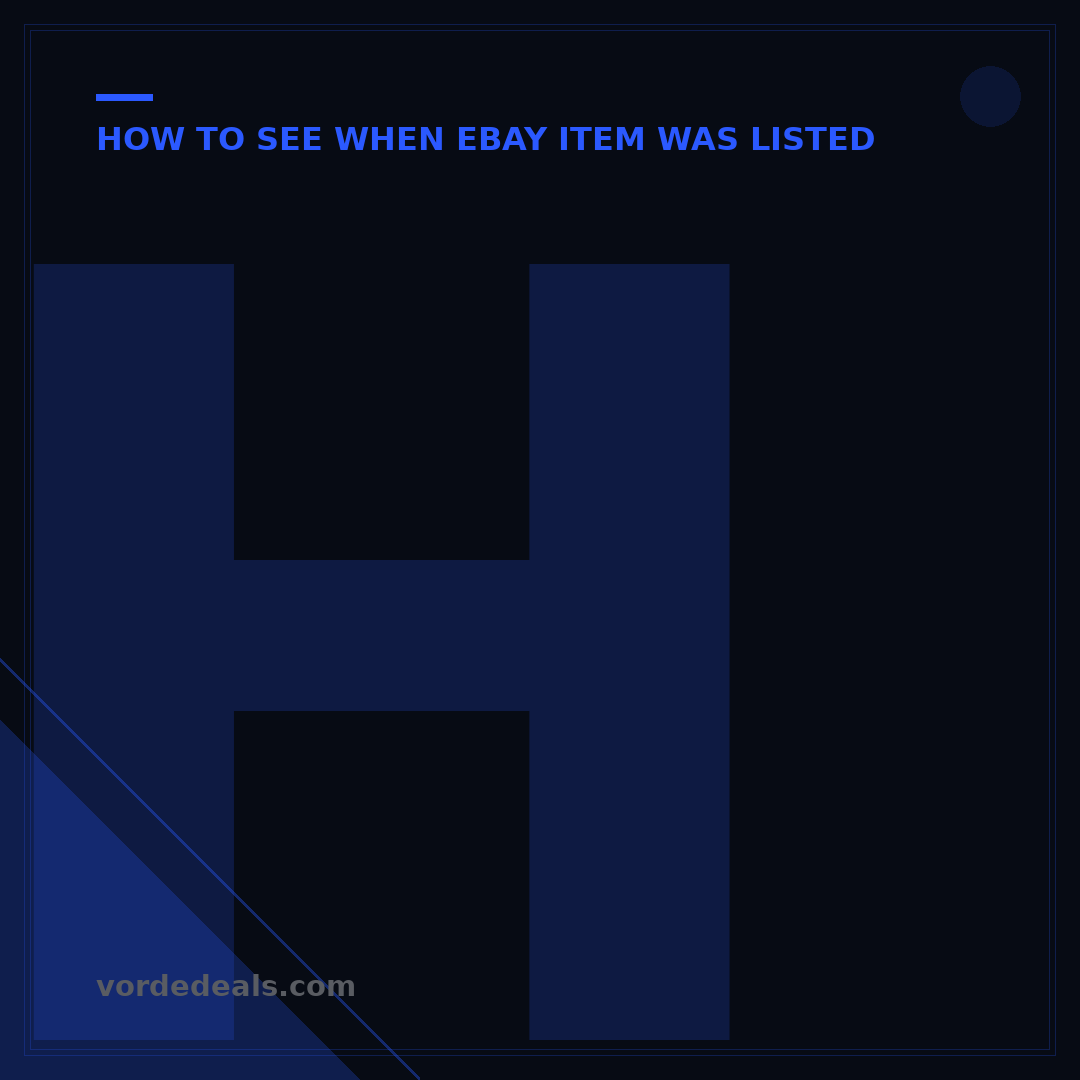 How to See When an Item Was Listed on eBay: 3 Quick Methods