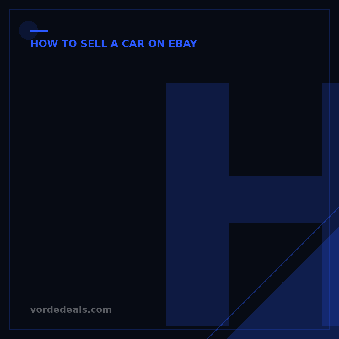 How Much to Sell a Car on eBay: 5 Pricing Factors & Calculator