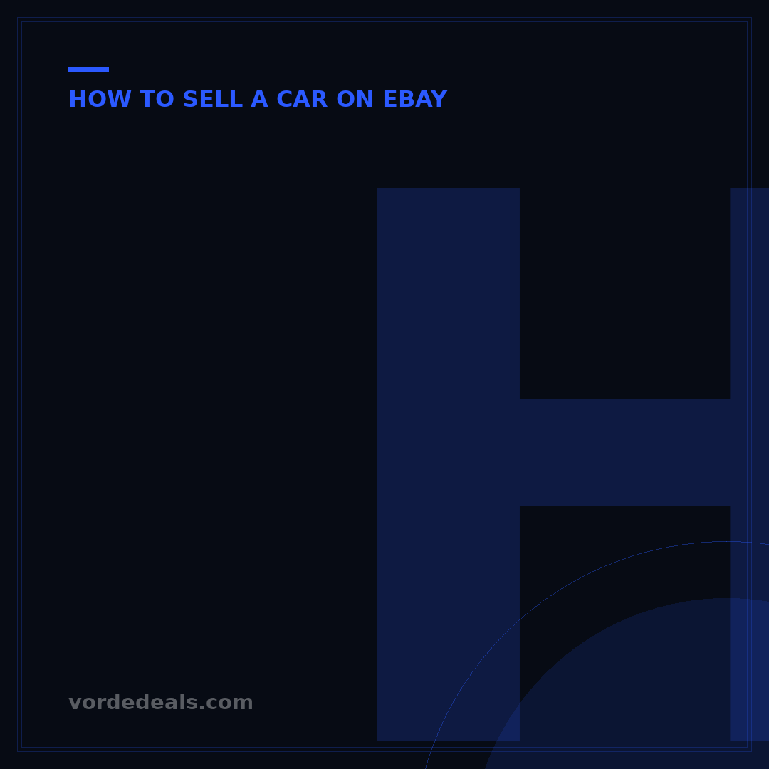 How to Sell a Car on eBay Safely: A 5-Step Beginner Guide