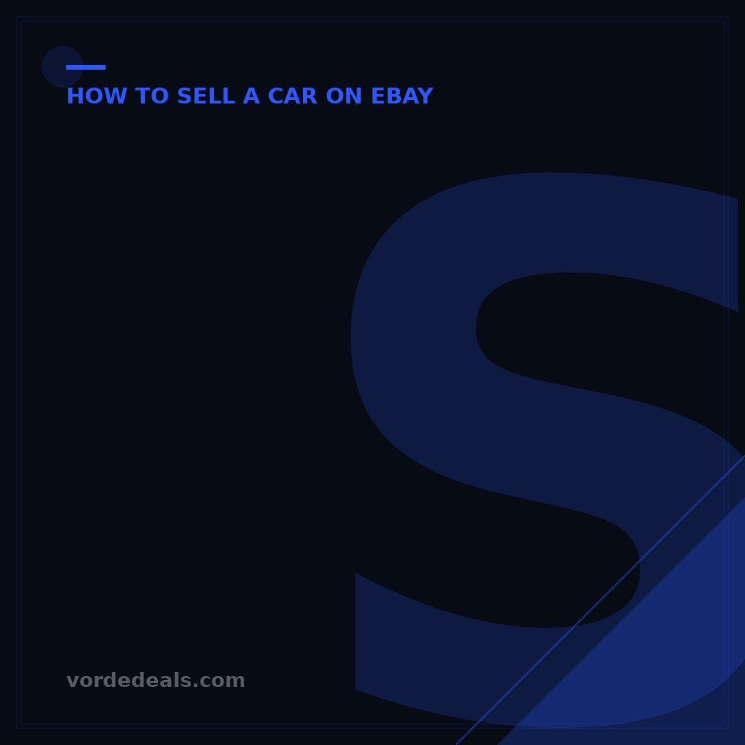Sell A Car on eBay Without Title: 5 Steps Guide
