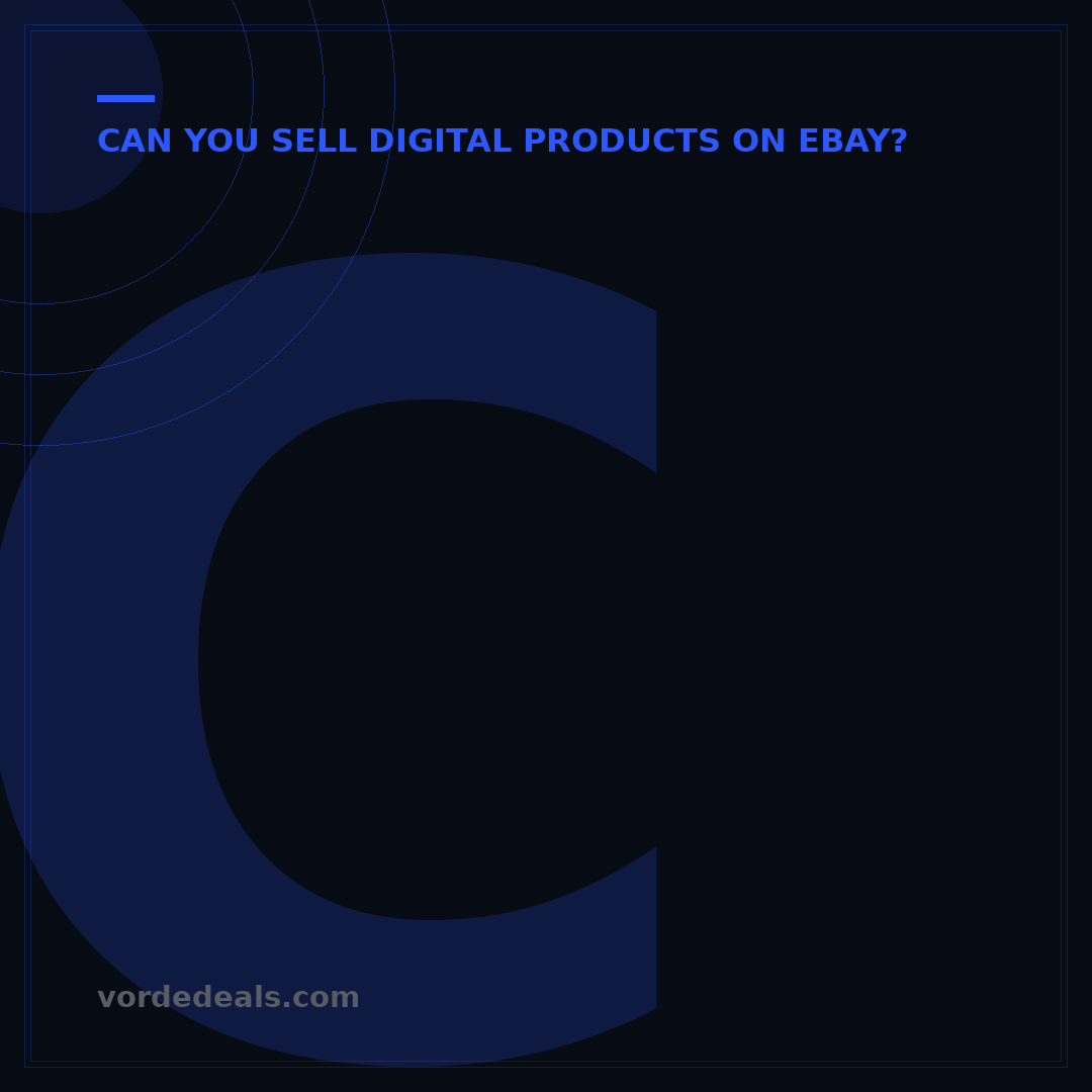 Can You Sell Digital Products on eBay? 5 Steps to Success