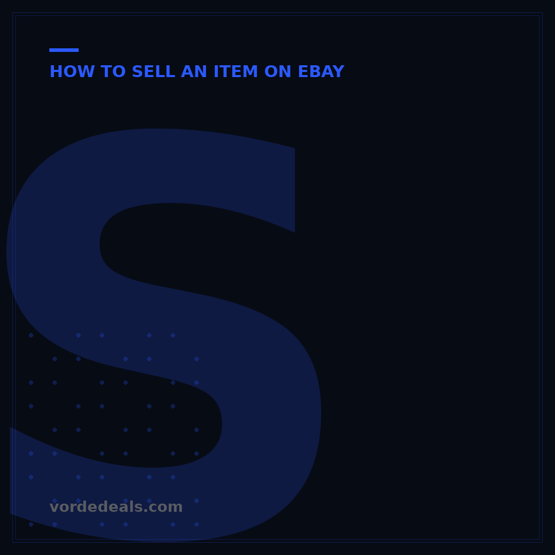 Sell an Item on eBay App: Your 8-Step Guide to Maximize Profit