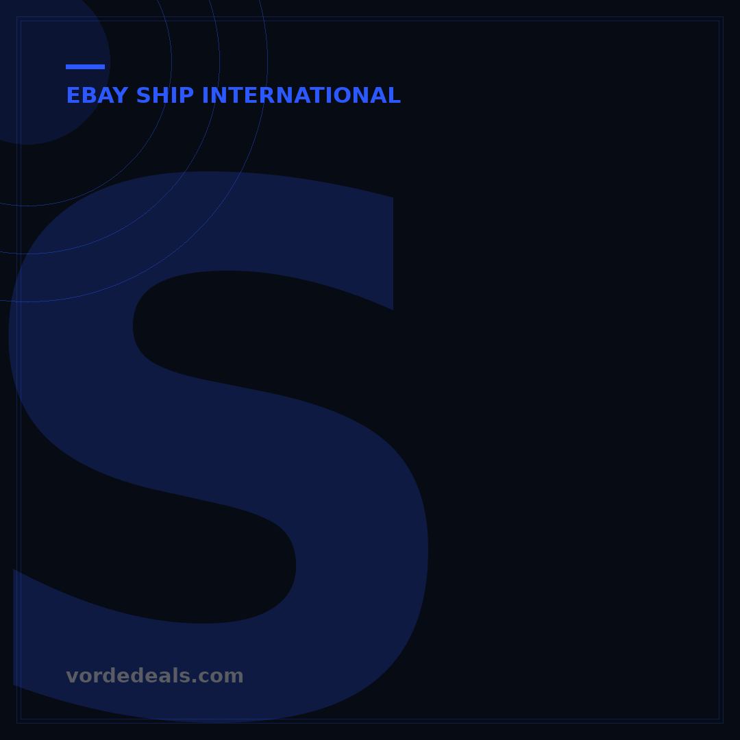 Ship eBay International Standard Delivery: 5 Key Steps